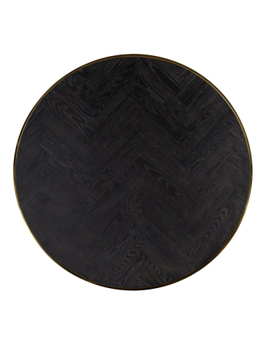 Salontafel Blackbone Gold zwart rustiek (Set van 2)
