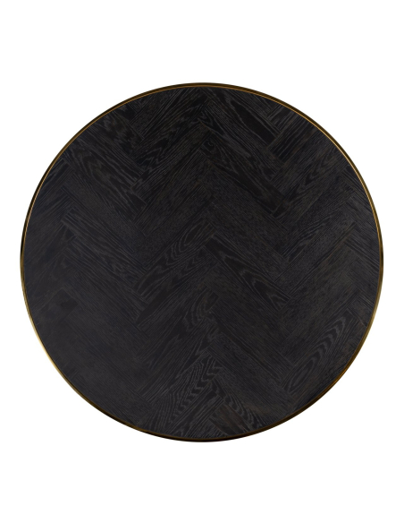 Salontafel Blackbone Gold zwart rustiek (Set van 2)