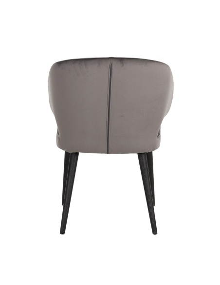 Indigo stone velvet dining chair