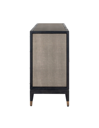 BLOOMVILLE Brass and Shagreen Sideboard
