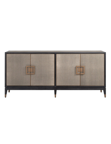Sideboard aus Messing und Galuchat BLOOMVILLE