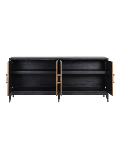 Sideboard aus Messing und Galuchat BLOOMVILLE