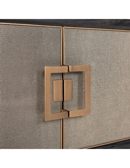 Brass and Shagreen TV Unit BLOOMVILLE