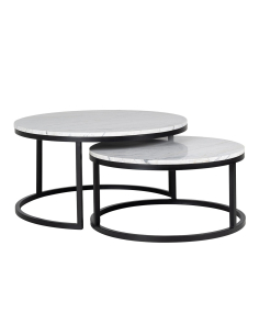 Tavolino da caffè Lexington white (Set of 2)