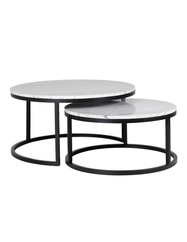 Salontafel Lexington white (Set van 2)