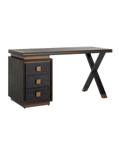 Escritorio Hunter black rustic