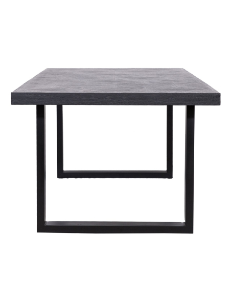 Blax black dining table 200