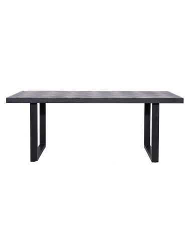 Blax black dining table 200