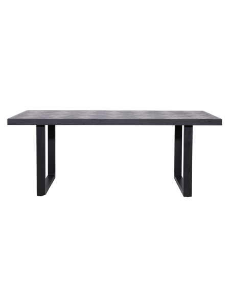Blax black dining table 200