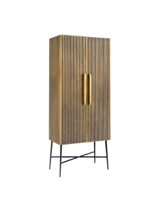 Ironville gold storage cabinet