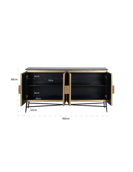 Sideboard Ironville Gold