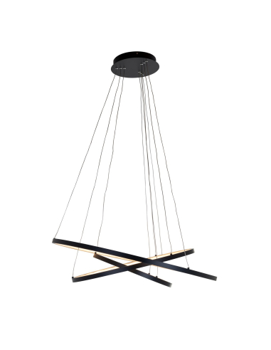 Kroonluchter Amira black