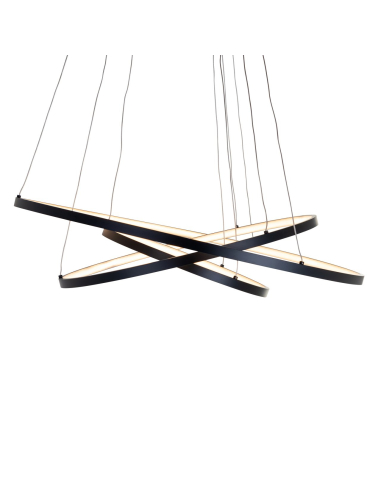 Kroonluchter Amira black