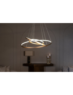 Lustre Amira dourado 2