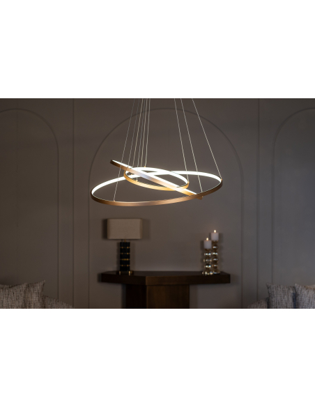 Lampadario Amira gold