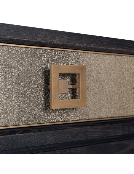 Consolle Bloomville in ottone shagreen