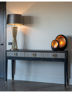 Console Bloomville brass shagreen 2