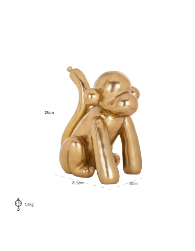 Oggetto decorativo Monkey gold