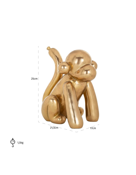Dekorationsobjekt Monkey gold
