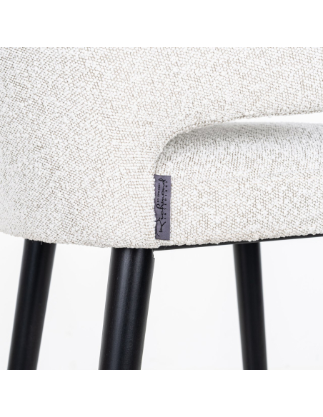 Barhocker Indigo white bouclé