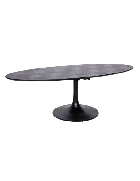 Esstisch Blax black oval 250