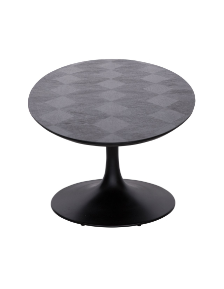 Blax black oval dining table 250