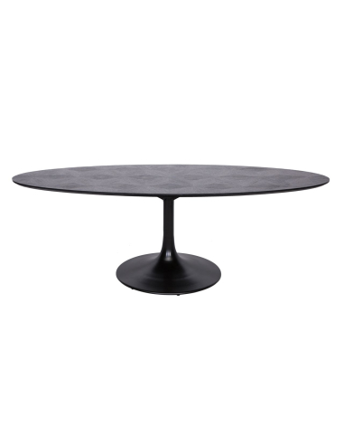 Tavolo da pranzo Blax black ovale 250