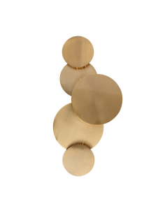 Wandlamp Collin brushed gold