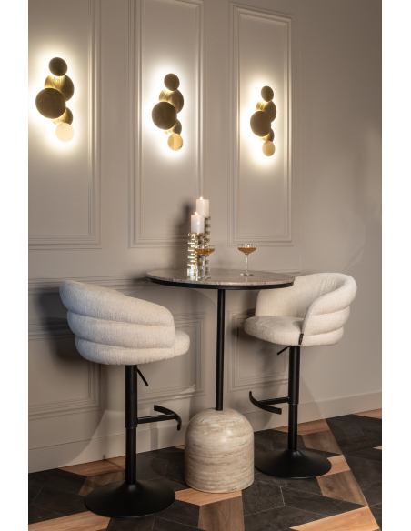 Wandlamp Collin brushed gold