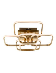 Cailey brushed gold ceiling light 2