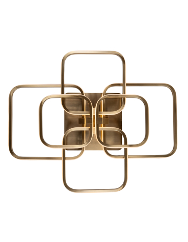 Plafondlamp Cailey brushed gold