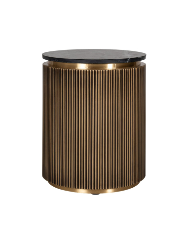 Bijzettafel Ironville goud 50Ø