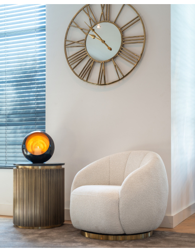 Ironville gold side table 50Ø