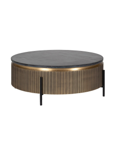 Ironville gold coffee table 90Ø