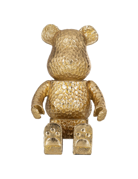 Objeto decorativo Bear gold sitting
