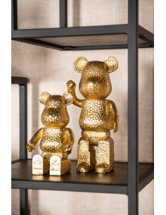 Objet décoratif Bear gold sitting 2