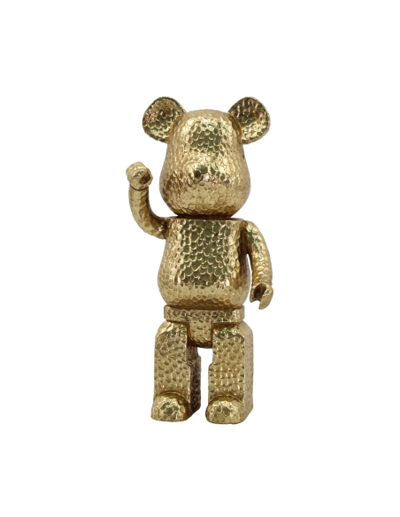 Oggetto decorativo Bear gold standing