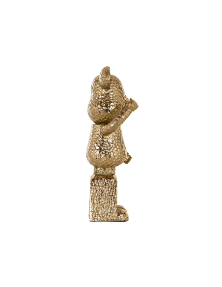Oggetto decorativo Bear gold standing