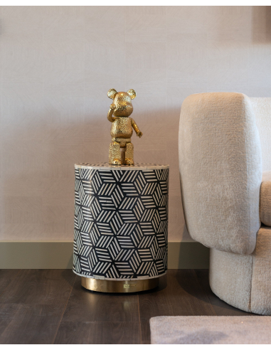 Oggetto decorativo Bear gold standing