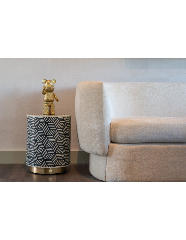 Objeto decorativo Bear gold standing