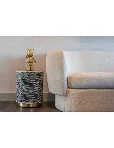 Objeto decorativo Bear gold standing