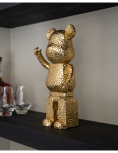 Objet décoratif Bear gold standing 2