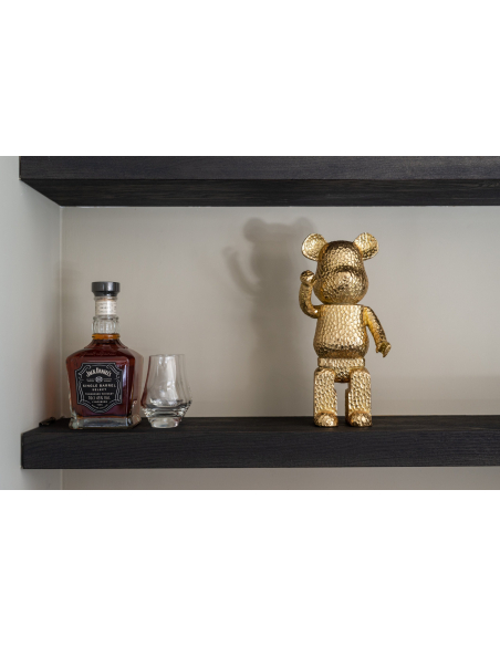 Dekorationsobjekt Bear gold standing
