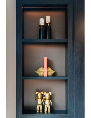 Objeto decorativo Bear gold standing
