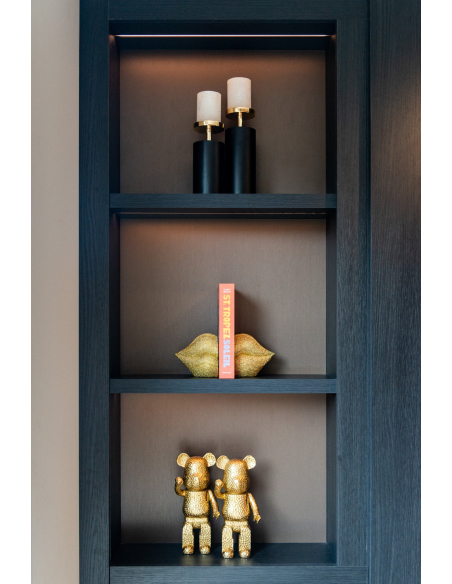 Oggetto decorativo Bear gold standing