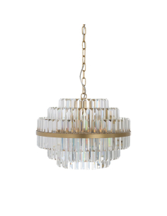 Desire small brushed gold chandelier