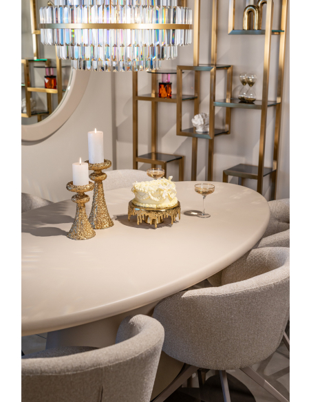 Lámpara de araña Desire oro cepillado pequeña