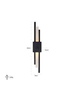 Applique murale Mylas black 2