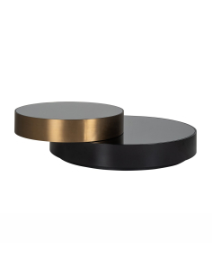 Salontafel Alexander Jones zwart/goud (Slice)