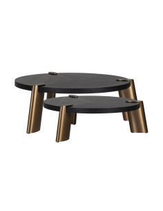 Table basse Alexander Jones charcoal (Brody) (Set of 2)